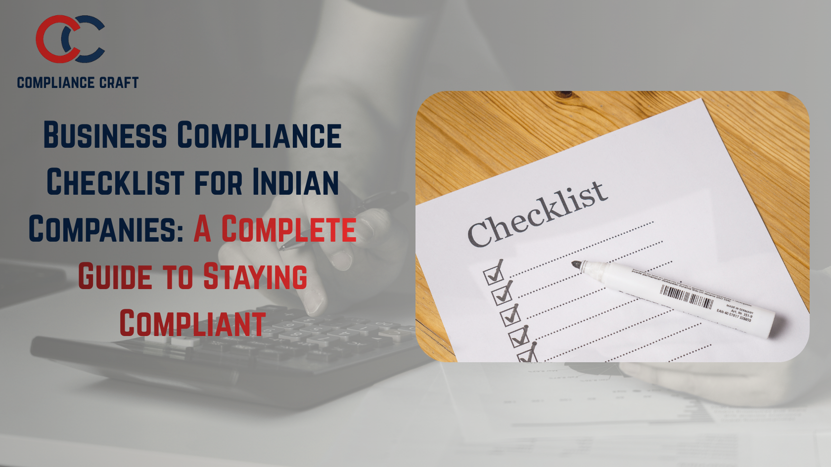 Business Compliance Checklist for Indian Companies